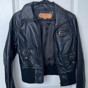 Black Pleather Jacket